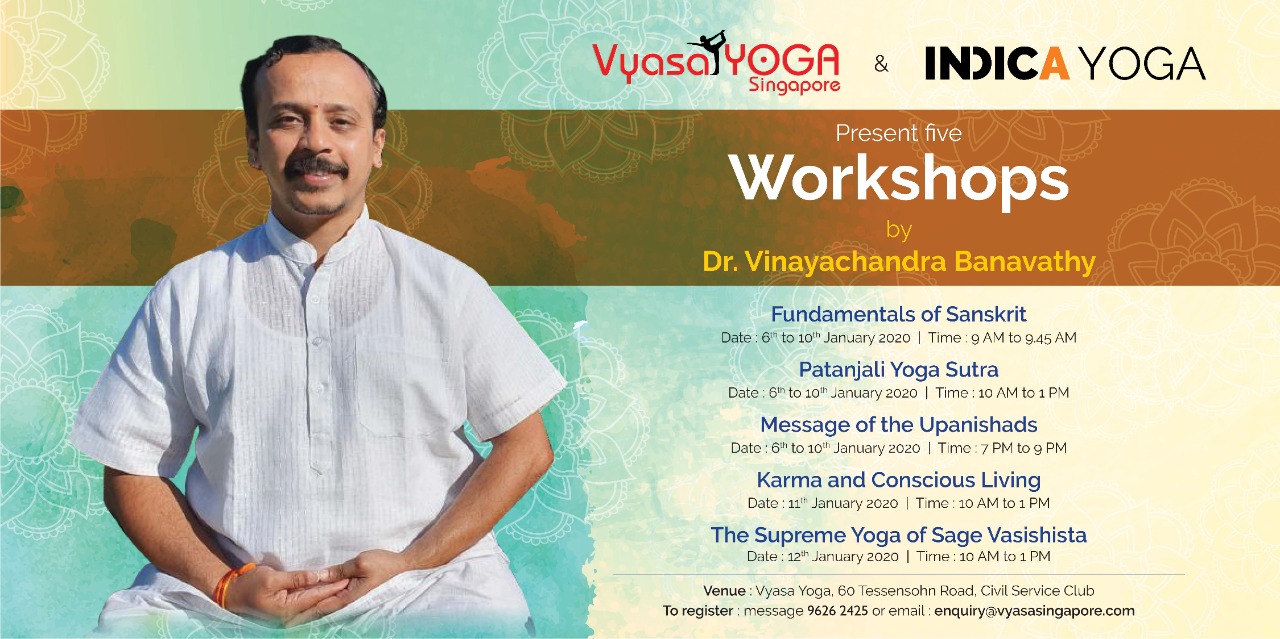 Indica Yoga Workshops in Singapore