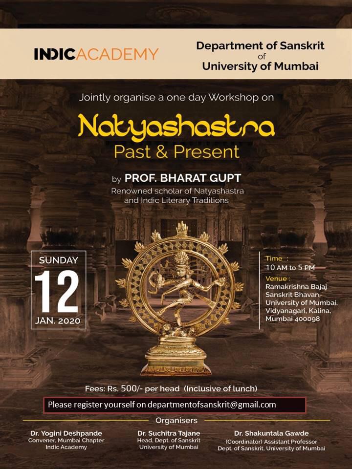 Natya Shastra Workshop New Flyer