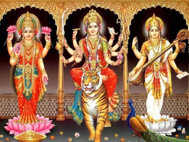 Vishnu's three wives