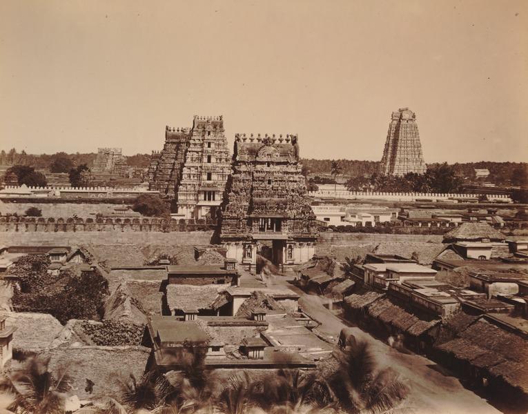 Sriranganathaswamy Temple in 1870